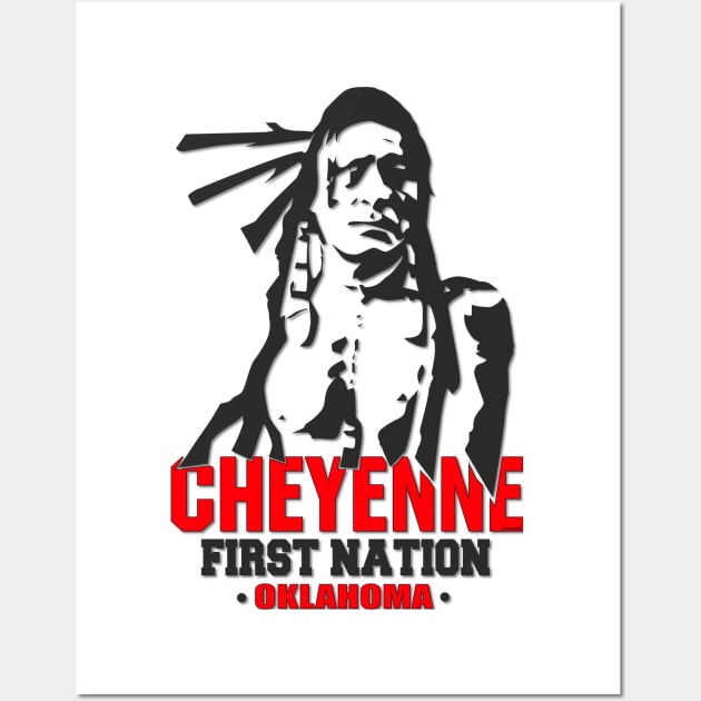 Cheyenne Indian Nation Wall Art by comancha
